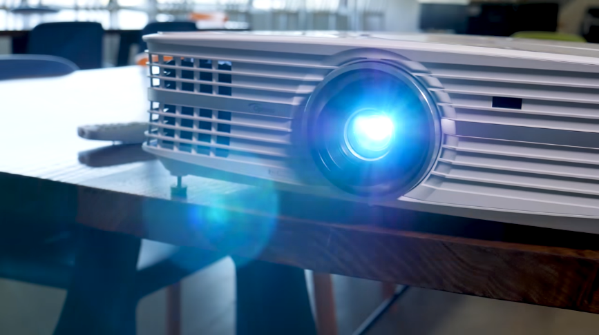 LIGHT FROM A PROJECTOR