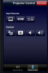 Projector control